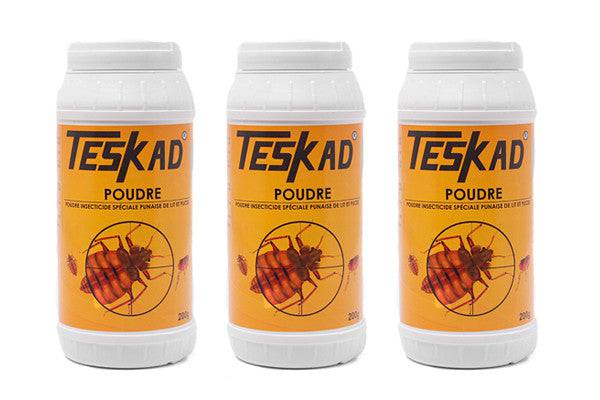 ANTI PUCES TESKADUST POUDRE INSECTICIDE EN LOT DE 2 + 1 OFFERT